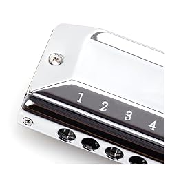 PacuM Harmonica par Instrument Clé Harmonica Chromatique C Clé 12 Trous 48 Tons Convient for un Usage Professionnel et Étudiant Instrument de Musique Harmonica - Les Beatles, Paul McCartney, John Lennon, RIngo Starr, George Harrison PacuM Harmonica par Instrument Clé Harmonica Chromatique C Clé 12 Trous 48 Tons Convient for un Usage Professionnel et Étudiant Instrument de Musique Harmonica – Image 3