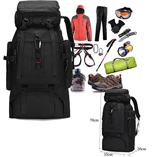 Vohoney 80 Liter Rucksack für Wandertouren und Outdoor-Aktivitäten