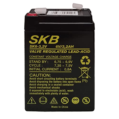  BATTERIA AL PIOMBO 6V 3,2A