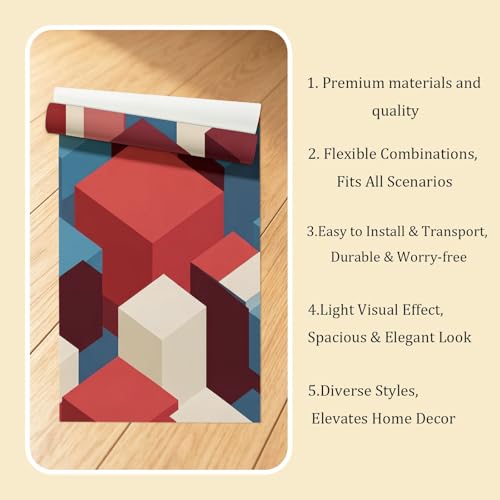 Papier Peint Mural Art effet 3D Géométrique Grand Format - 6