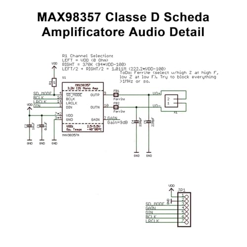 MAX98357 I2S 3W Klasse D Audio Verstärkermodul AYWHP 3 PCS DAC Decoder Modul Audio Board I2S DAC Decoder Breakout Module Filterless Audio AMP Board für Arduino