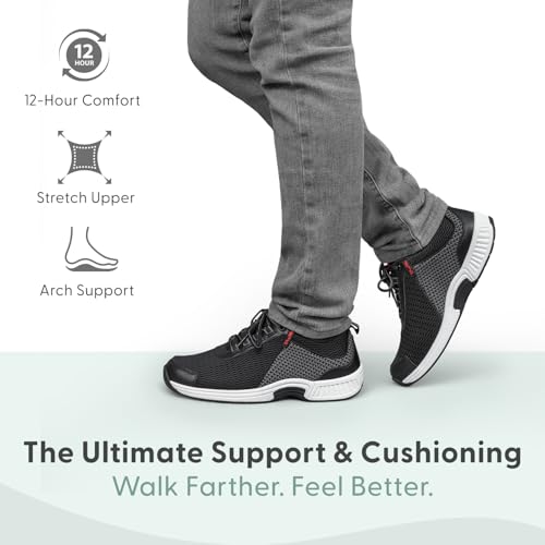 Orthofeet Men's Orthopedic Knit Edgewater Sneakers2