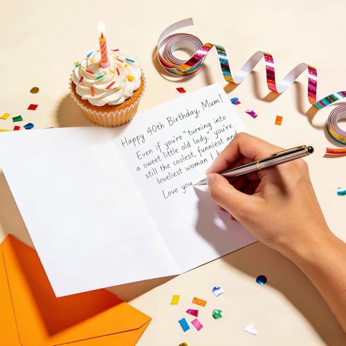 YianHien Funny Birthday Cards for Women, Humorous Rude Birthday Card for Mum Wife Sister & Best Friend, Hilarious Birthday Cards with Sweet Little Old Lady Design, Funny Birthday Gifts for Women - Image 2