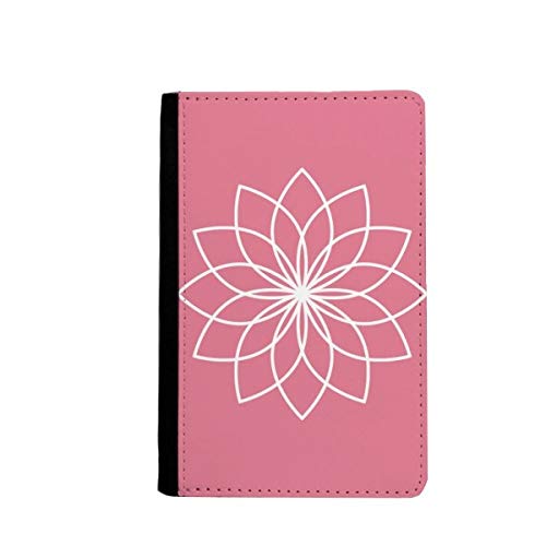 Porte-passeport multicolore avec illustration de fleurs et plantes style classique 9.4x14.7 cm