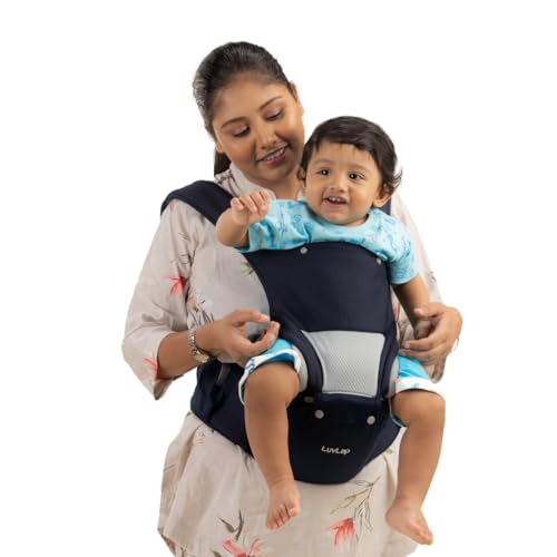 LuvLap Comfy Newborn Baby Carrier with Detachable Hip Seat (3 in 1), Ergonomically Designed (6-24 Months), 6 Baby Carrying Modes, Carrying Capacity 15Kg, Blue LuvLap Comfy Newborn Baby Carrier with Detachable Hip Seat (3 in 1), Ergonomically Designed (6-24 Months), 6 Baby Carrying Modes, Carrying Capacity 15Kg, Blue
