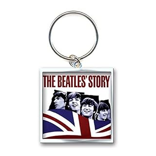The Beatles Woodbrass Club Llavero Beatles Motivo Story Photo Print – One Size - Les Beatles, Paul McCartney, John Lennon, RIngo Starr, George Harrison