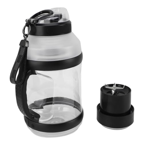 XHTLLO 2L Sport Portable Blender with 6 Blade Blades, 18000Rpm, USB Rechargeable Type C Travel Juicer Blender for Shakes Flaties(Black)