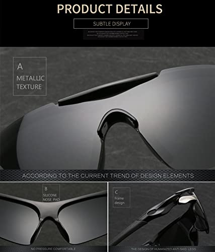 Sports Sun Glasses,Polycarbonate Impact Scratch Resistant, Wrap-Around Uv Protective Eyewear Men Women Cycling(Pack Of 6) #TOP6