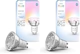 Philips Hue Essential Foco GU10 Smart LED, White and Color ambiance, 4,7 W, 2200 K-6500 K, 345 lúmenes, regulable, funciona con Alexa, Google Assistant y Apple Home, pack de 1 (Paquete de 2)