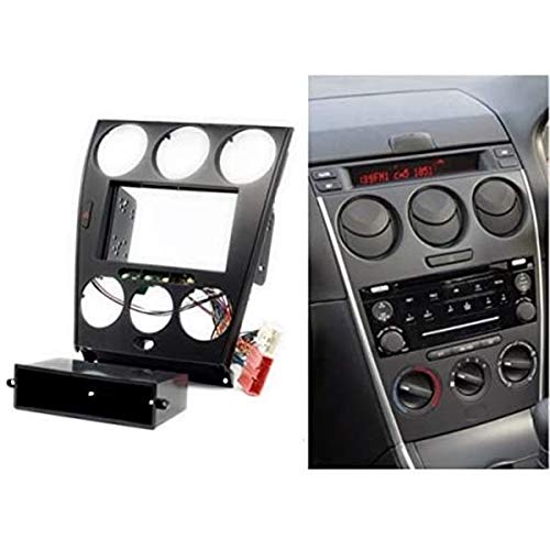 Sound way - Kit montaggio autoradio 1 DIN / 2 DIN adattatore per Mazda 6, Atenza 2002-2007 - KA11-106