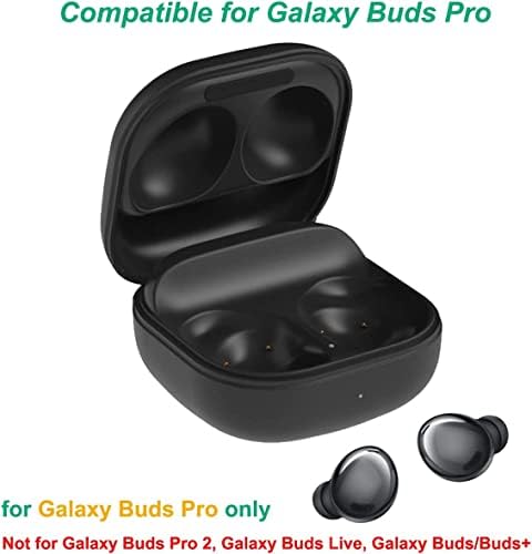 Charging Case Compatible with Samsung Galaxy Buds Pro, Replacement Case Compatible with Galaxy Buds Pro Charger case with Bluetooth Pairing Sync Button Large Capacity - Black