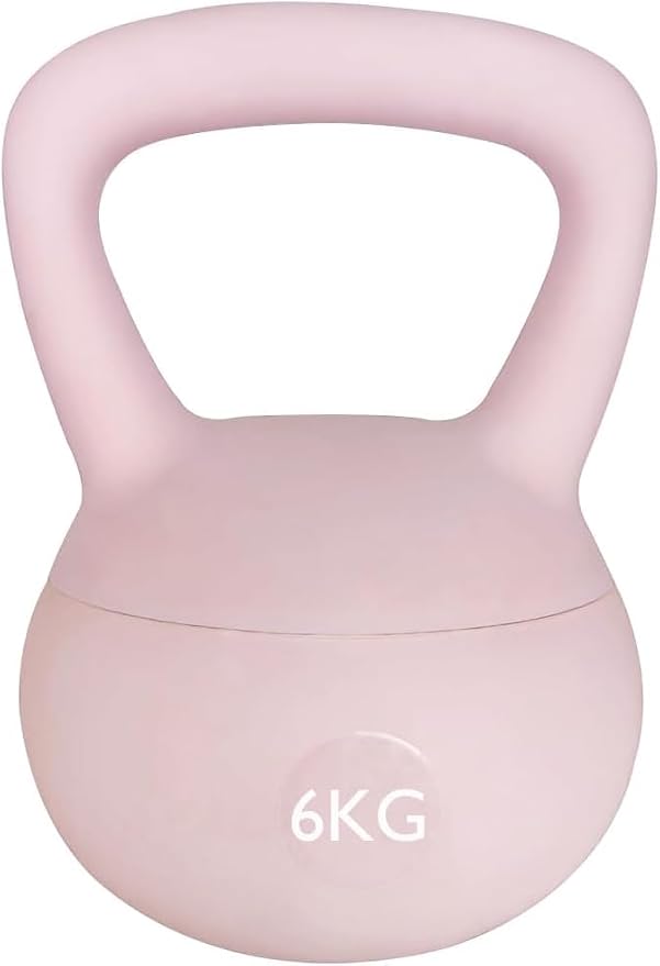 ZhaoCo Pesa Rusa 4kg 6kg 8kg 10 kg, PVC Soft Kettlebell Relleno de Arena…
