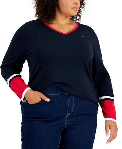 Tommy Hilfiger Women's Ivy Cotton Long Sleeve Sweater