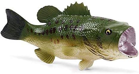 Hiawbon Simulated Sea Life Animals Figurines Realistic Plastic Ocean Animals Model for Collection Birthday Gift (Green Weever)