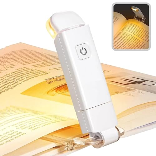 Luz de Leitura para Livro Clip Recarregavel via USB Portatil Marc...