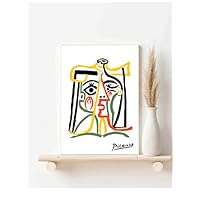Ara Step Poster Picasso Avec Lignes Dessinées Sans Cadre 2 (Pablo