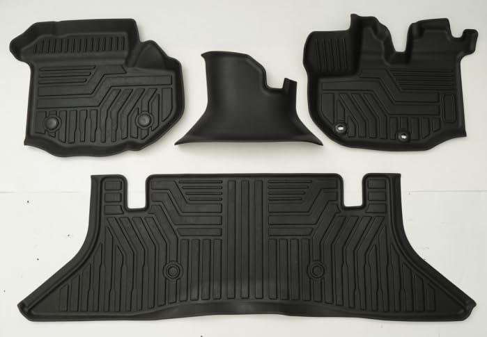 Cartist ハイエース 200系 ワイドボディー専用 フロアマット 立体カーマット 3Dフロアマット HAICE 200 1型 2型 3型 4型 5型 6型 7型 2004年8月～現行 立体構造 防水マット 滑り防止 耐汚れ 耐磨耗性 TPE素材 カスタムパーツ 車種専用設計 取付簡単 保護パーツ カー用品 アクセサリー 一列目&二列目用 4PSCセット オフロードパターン