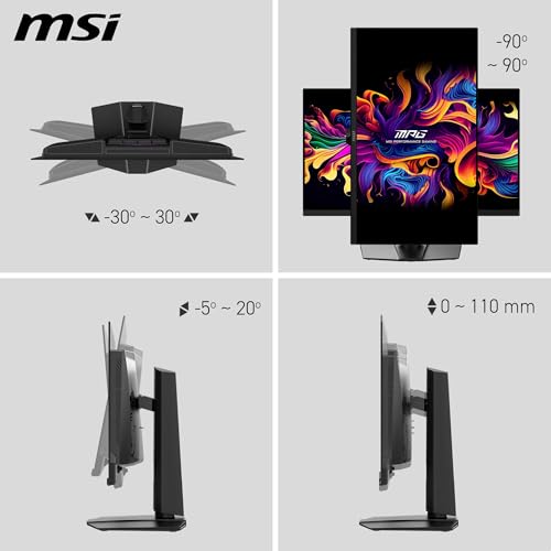MSI MPG 271QRDE QD-OLED X50 Gaming Monitor, 27 Zoll, 500Hz, 0,03ms