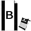 Black White B
