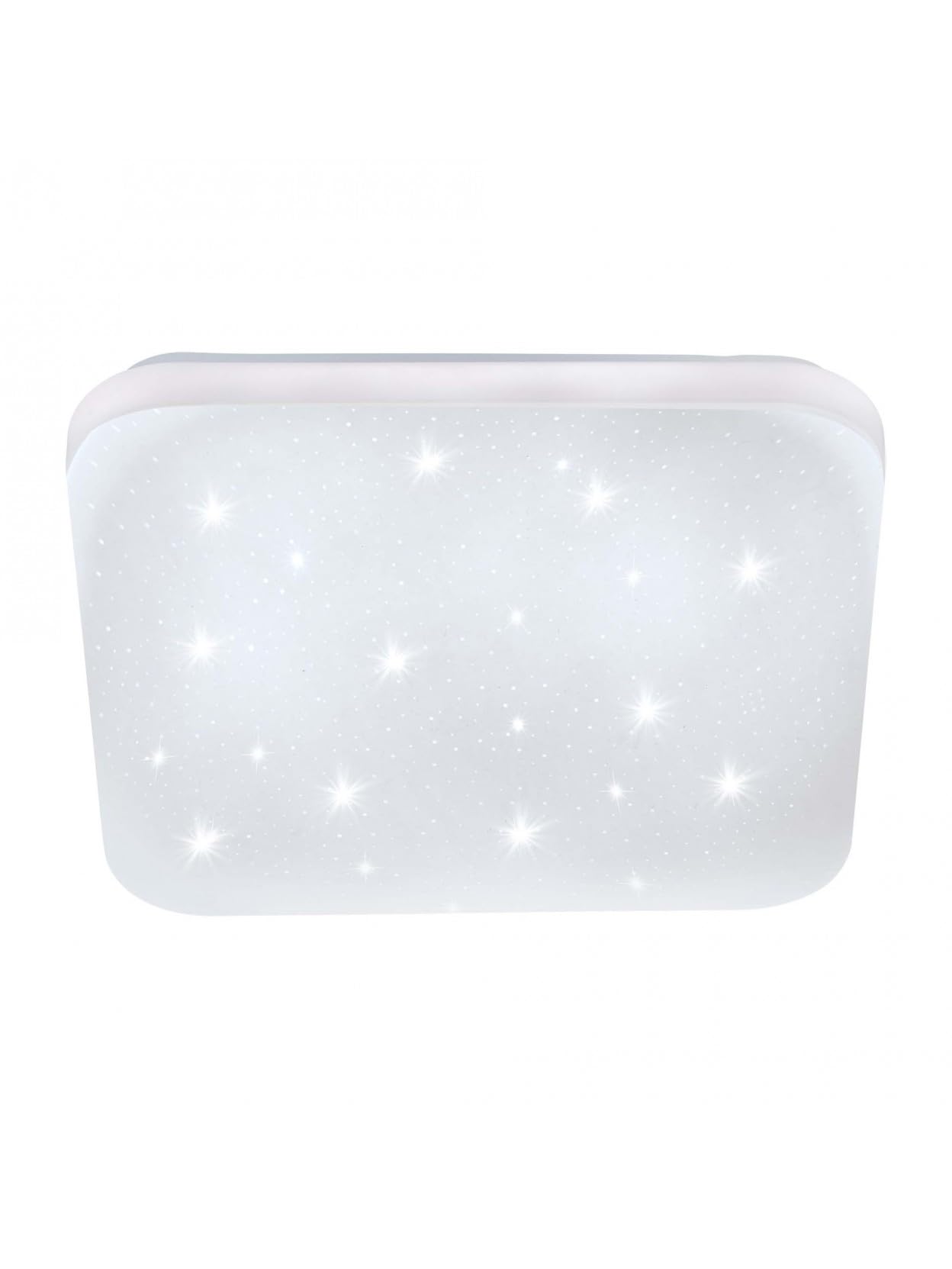 Plafonnier LED moderne carré effet cristal GL0616 éclairage de plafond salon et chambre