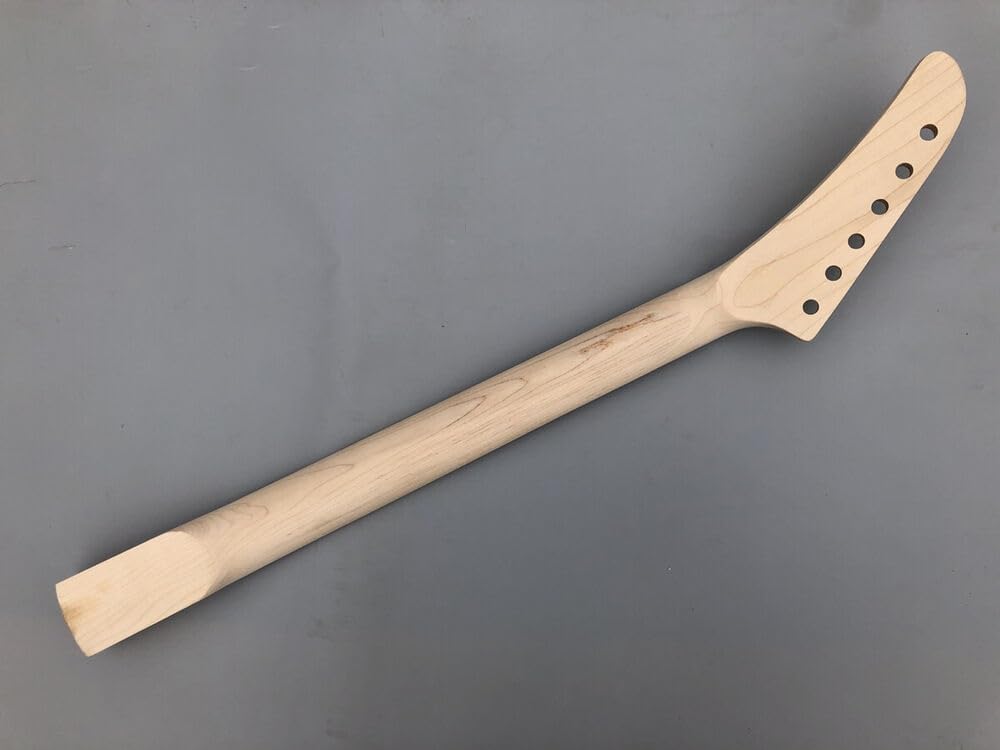 Joebo Guitar Neck Maple Fretboard Dot Inlay 25.5Inch 24Fret Locking Nut Banana Head