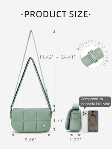 Image of WESTBRONCO Small Crossbody Bags for Women, Shoulder Handbags, Satchel Purse with Adjustable Strap