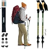Outsura Carbon Fiber Hiking Stick 2 Pack – Professional Grade, Collapsible Trekking & Walking Sticks for Hiking