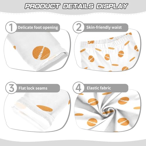 ZZKKO Girls Leggings Stroopwafels Toddler Girls Clothes Leggings for Girls Toddler Girls Leggings 3-4T3