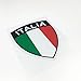 Car Styling Italy Flag Italia Car Sticker Decals Vinyl Tape Reflective 12x10cm