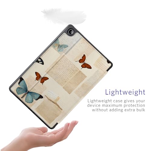 Image of CoBak Case for Samsung Galaxy Tab A11+ Plus 11 inch 2025, Multi-Viewing Angles, All New PU Leather Folio Stand Cover with Auto Sleep Wake Feature for Samsung Galaxy Tab A11+ Tablet 11-inch, Butterfly
