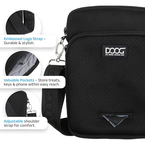 DOOG - Bolsa Neosport Walkie – Preta (30 cm x 18 cm x 3 cm)