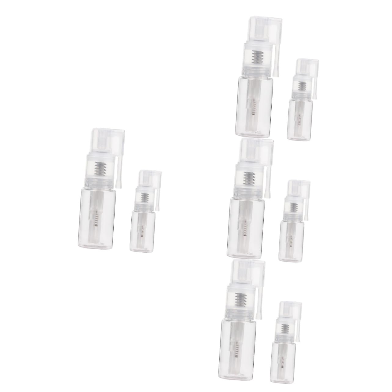 DOITOOL 8piezas Botellas De Spray De Mist y Pulverizadores De Viaje Transparentes Botellas De Pet Portátiles Para Perfume Lociones y