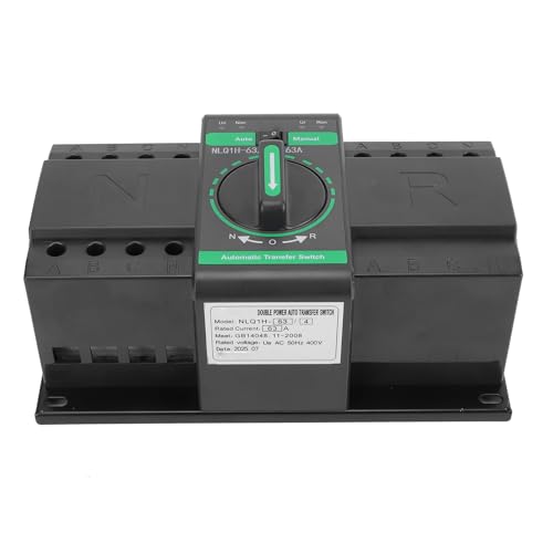 Inverseur automatique 4P 63A rail din transfert double puissance maison