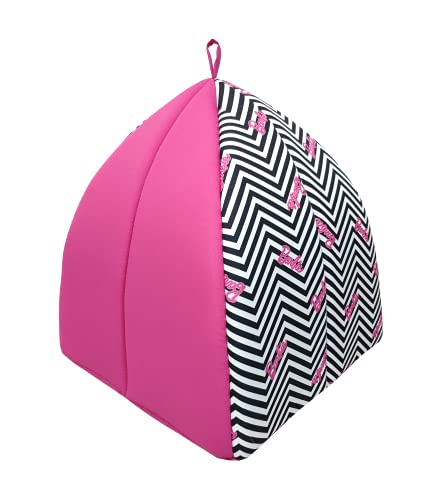 Fábrica Pet CABANA BARBIE, Branco/Preto/Rosa