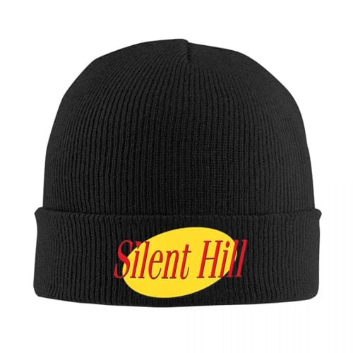 Gorras para Hombres Gorros Silent Hill Gorros de Juego de Terror Logo Gorro Sombreros Adulto Unisex Y2K Geniales al Aire Libre Skullies Beanies...