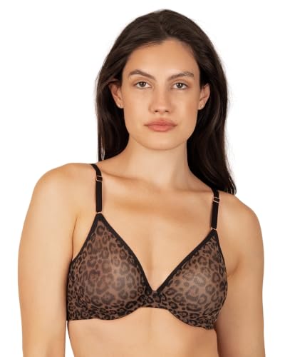 Image of Smart & Sexy Women's Sheer Mesh Demi Underwire Bra - See Through Bras