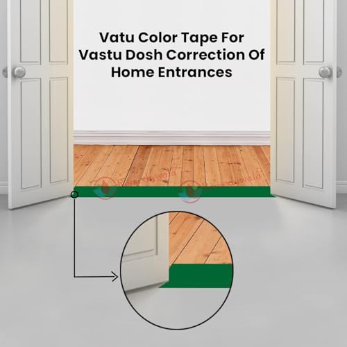 Image of REMEDYWALA Vastu Color Floor Tapes (3.25 Inch Wide) (20 Meter long) (Green)