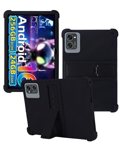 Coque VekfulPC T20 10.1 WUNIAK protection antichoc en caoutchouc noir avec support