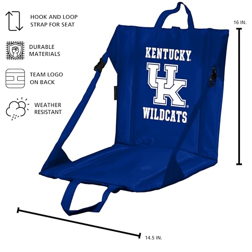 Image of Logo Brands Officially Licensed NCAA Unisex Stadium Seat, One Size, Team Color