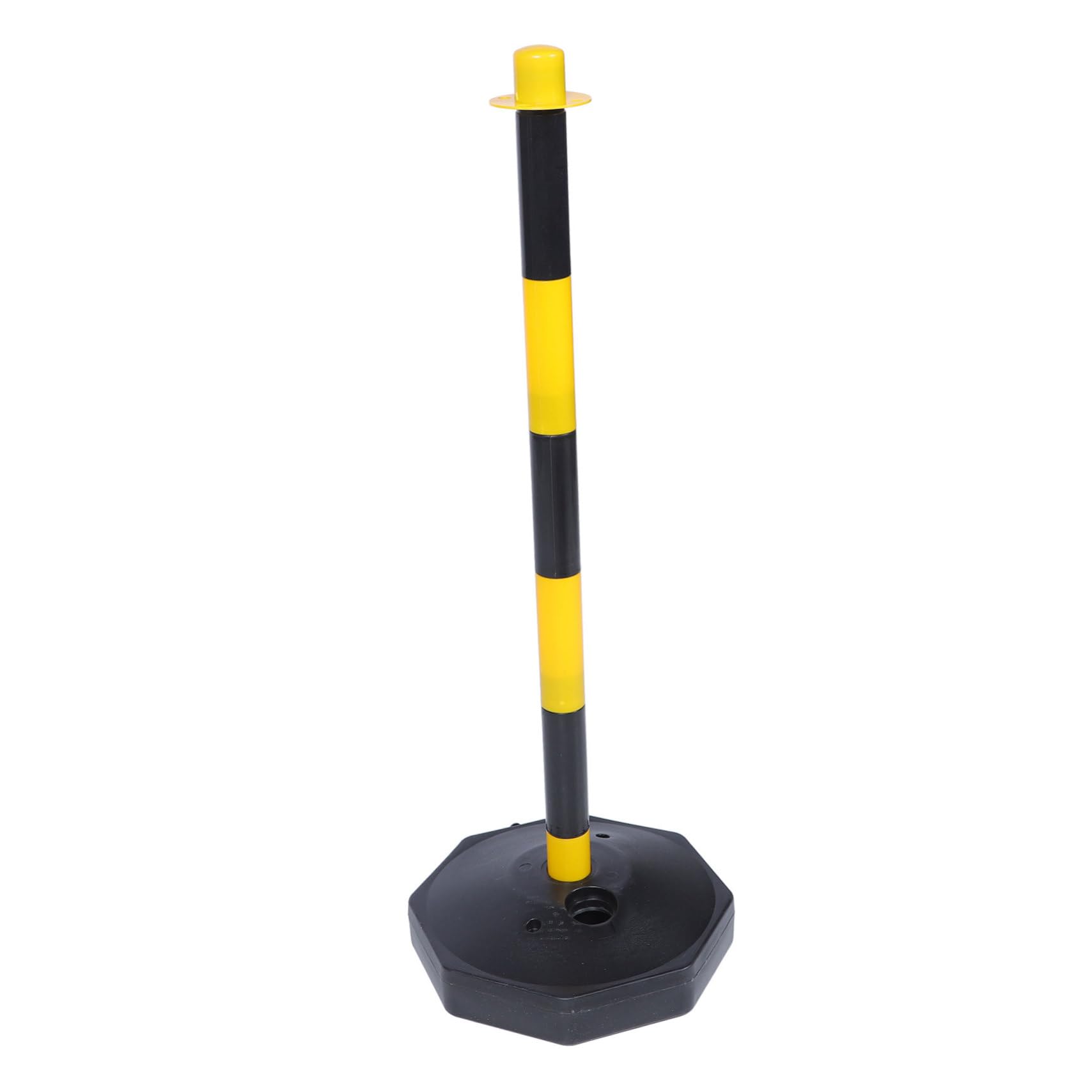 Poteau de Barrière de Sécurité Réglable en Plastique, Lot de 2