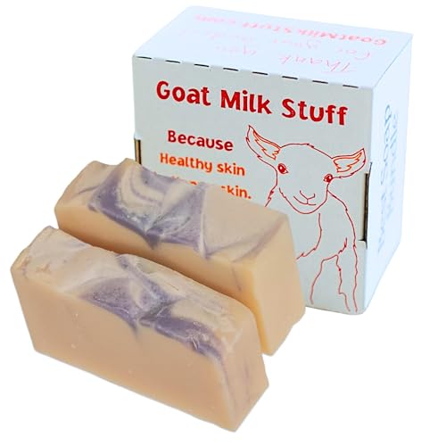 Goat Milk Stuff Goat Milk Soap Bar, Lavender, Natural, Box of 2