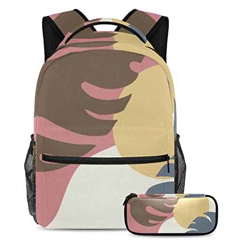 Sac à dos scolaire et sa trousse pour les trajets quotidiens des collégiens