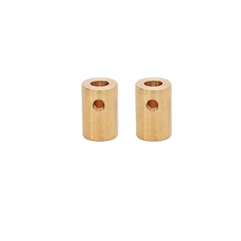 2PCS 25T Servo Shaft Adapter 5mm/4mm Coupling Connector & Extender Small Disc Steering Wheel Extension for RC Models Airplane Robot 9188608-4mm Hole