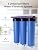 Purcooflow 3-Stage Whole House Water Filter System, Heavy Metal Reduction, 20x4.5 Inch, Includes PP, KDF & CTO Carbon Block, 1" NPT Brass Ports, Drain Valves & Install Kit