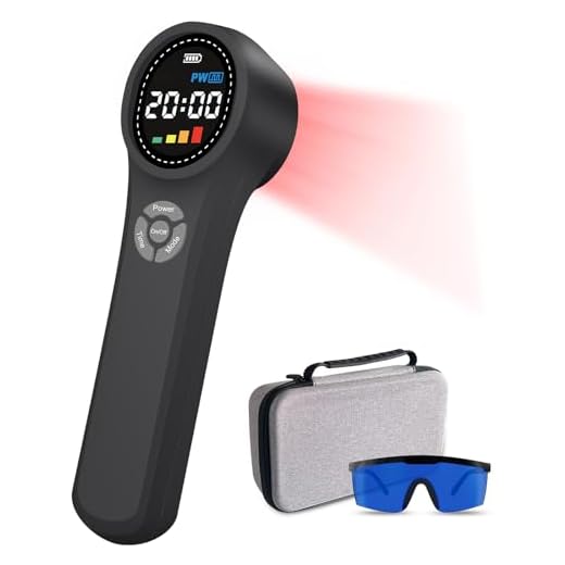 Frovab Rotlicht Therapiegerät 4x980nm+4x810nm+16x660nm Tragbares Rotlichttherapie Infrarotlicht Gerät Handgerät Kalte Infrarotlampe Rotlichtlampe Therapie Zur Entspannung und Schmerzlinderung