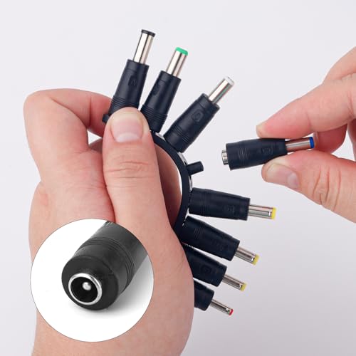 Adaptador DC BOXOB con 8 conectores para laptop y monitor miniatura 3