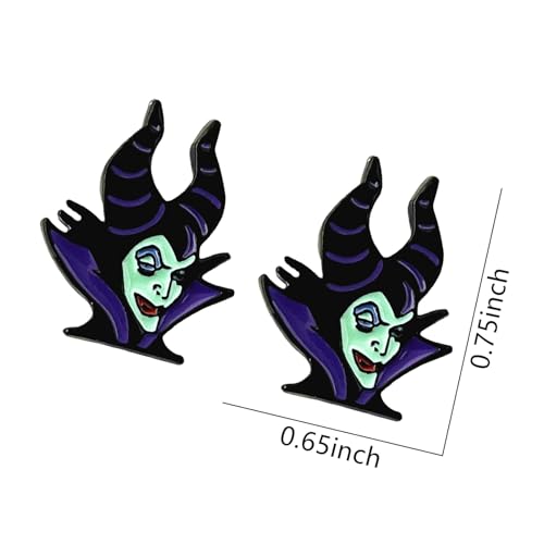 Metal Horror villain Earrings Stud Women and Men2