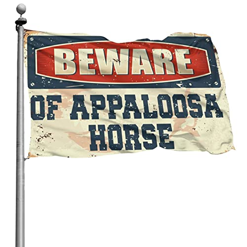 Drapeau Appaloosa cheval 152 x 244 cm grand format avec manches à air