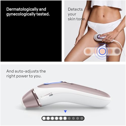 Braun Skin i-Expert Smart IPL PL7219 at Home Laser Hair Removal for Women and Men with App, Premium Pouch, Venus Razor, 2 Smart Heads, Facial Trimmer - image 9