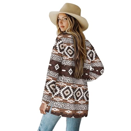 Native American Clothing Aztec Cardigan for Women Long Cardigans for Women Trendy Long Sleeve Light Clothing s-2xl2